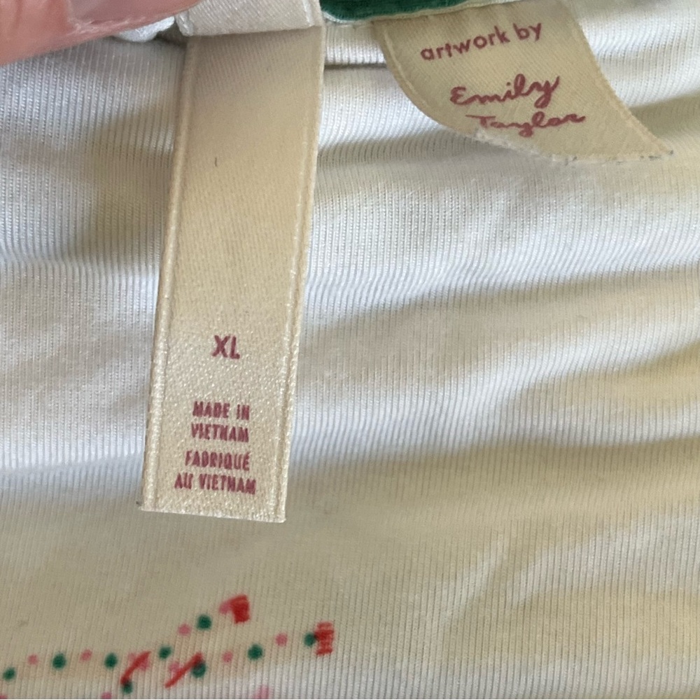 Anthropologie LyreBird ModaLuxe Pajama Top and Shorts Emily Taylor Design Sz XL - Picture 5 of 16